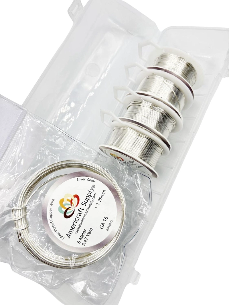 KIT DE ALAMBRES AVANZADO PARA BISUTERIA AMERICRAFT SUPPLY. TAMAÑO TALLA UNICA - 1