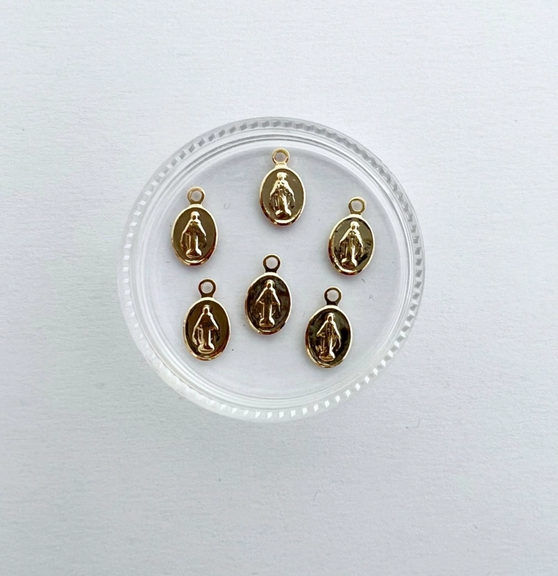 DIJES DE BRONCE CON BAÑO DE ORO 5GR TAMAÑO TALLA UNICA AC4951 - 1