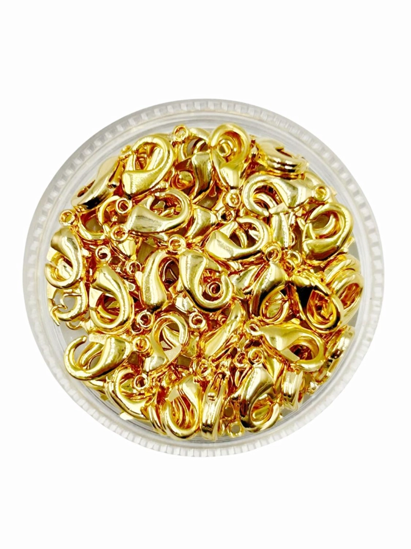 BROCHES CAIMAN PARA BISUTERIA DE BAÑO DE ORO 5GR TAMAÑO TALLA UNICA AC0524 - 1