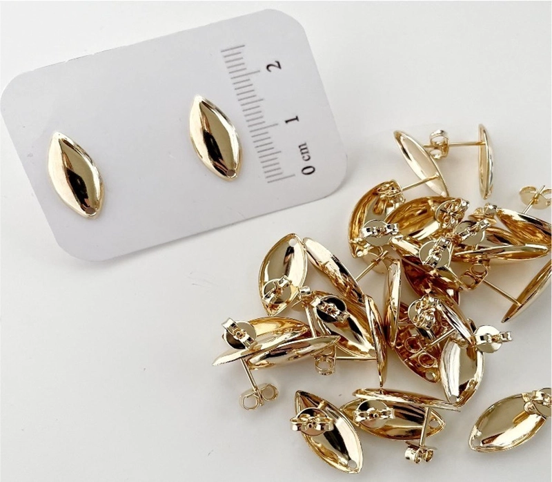 SET X6 PARES DE BASES DE AROS CON BAÑO DE ORO MODELO 4 AC0364 - 1