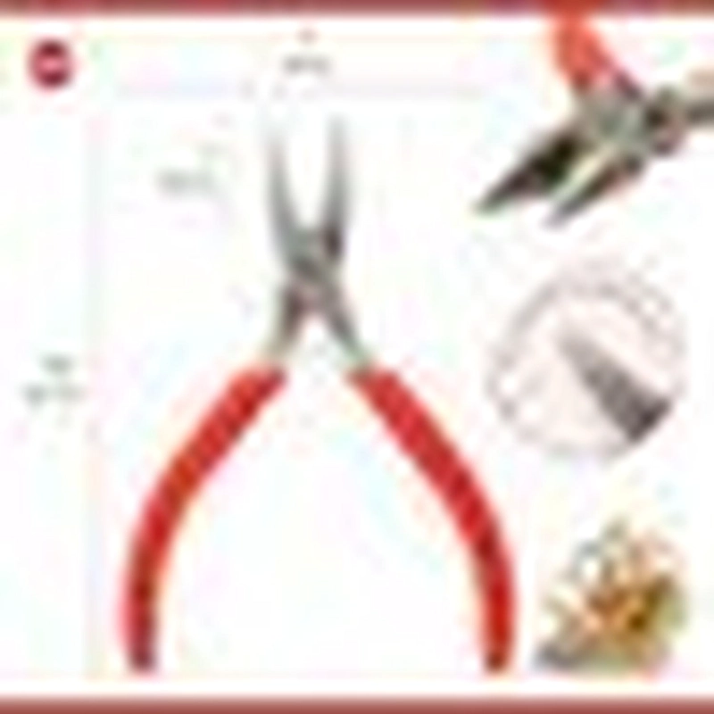 PINZA PARA BISUTERIA PUNTA PLANA BEADSMITH - 4