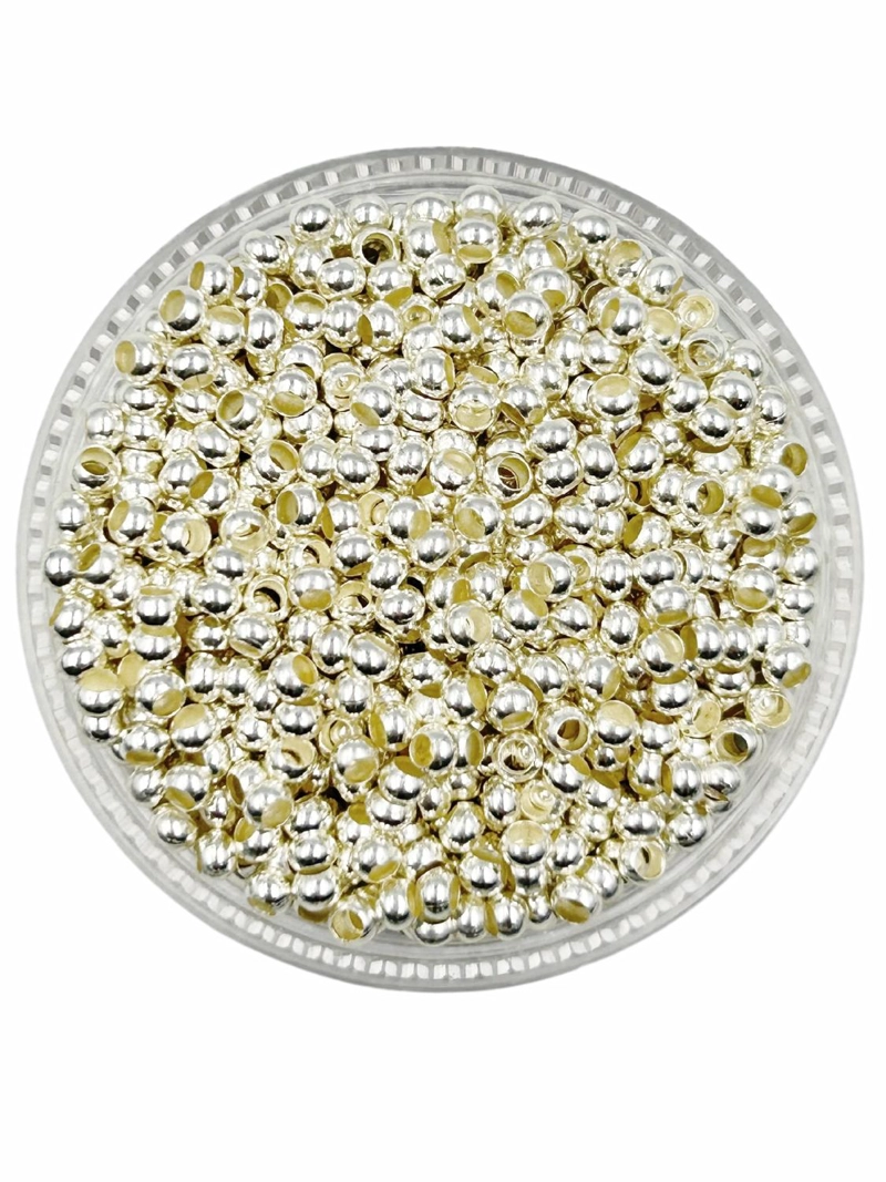 BALINES PEQUEÑOS PARA BISUTERIA DE BAÑO DE ORO 5GR TAMAÑO TALLA UNICA BOL2.5X1.5P - 1