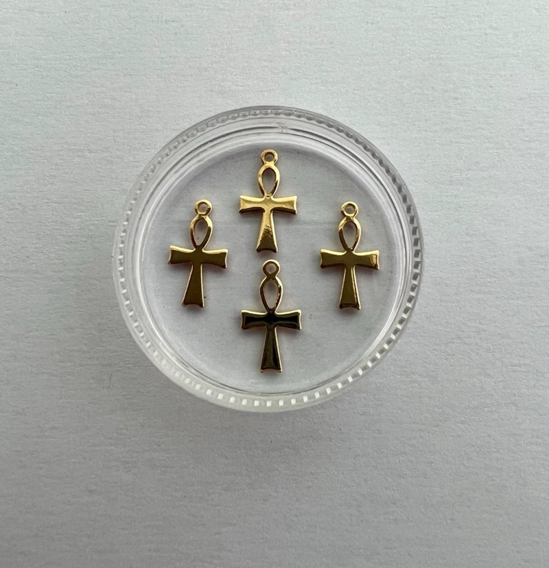 DIJES DE BRONCE CON BAÑO DE ORO 5GR TAMAÑO TALLA UNICA AC4954 - 1