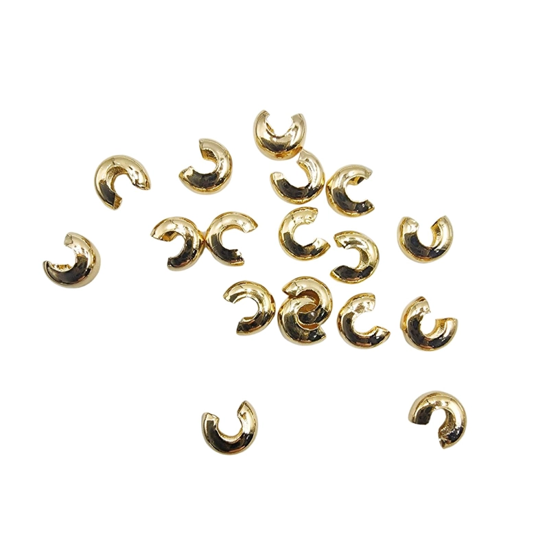 TAPANUDOS PARA BISUTERIA DE BAÑO DE ORO 5G - 1