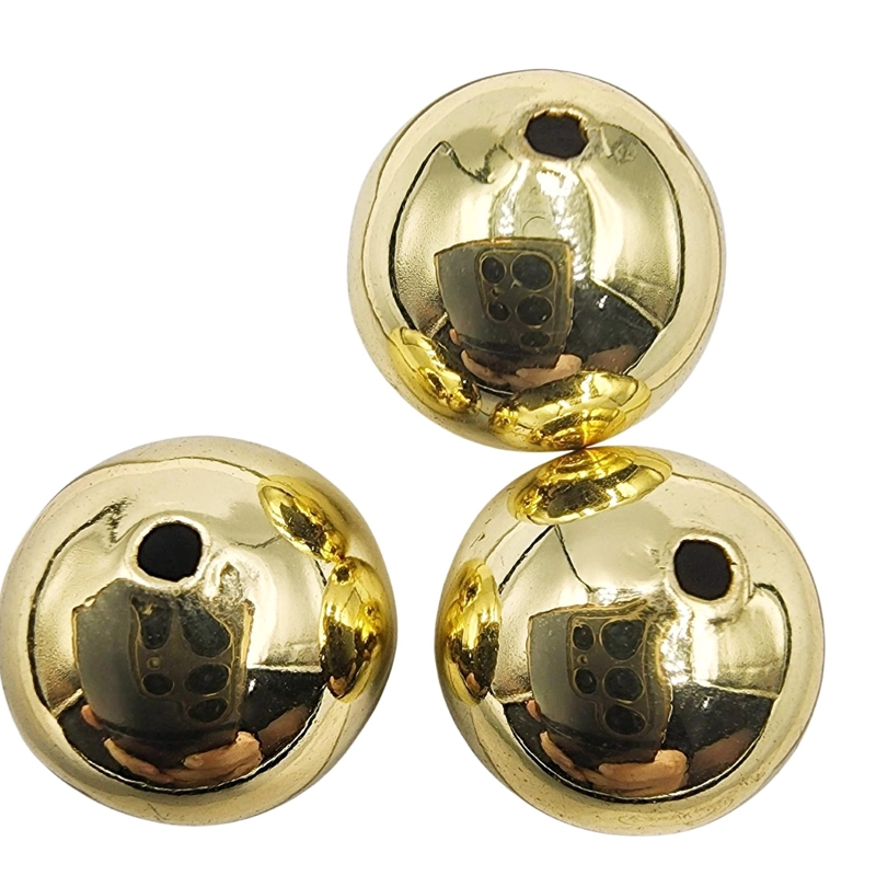 BALINES XXL PARA BISUTERIA DE BAÑO DE ORO CHINO 10GR TAMAÑO TALLA UNICA BOL14MM-24K - 1