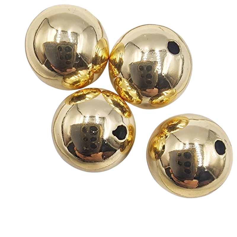 BALINES XXL PARA BISUTERIA DE BAÑO DE ORO CHINO 10GR TAMAÑO TALLA UNICA BOL12MM-18K - 1