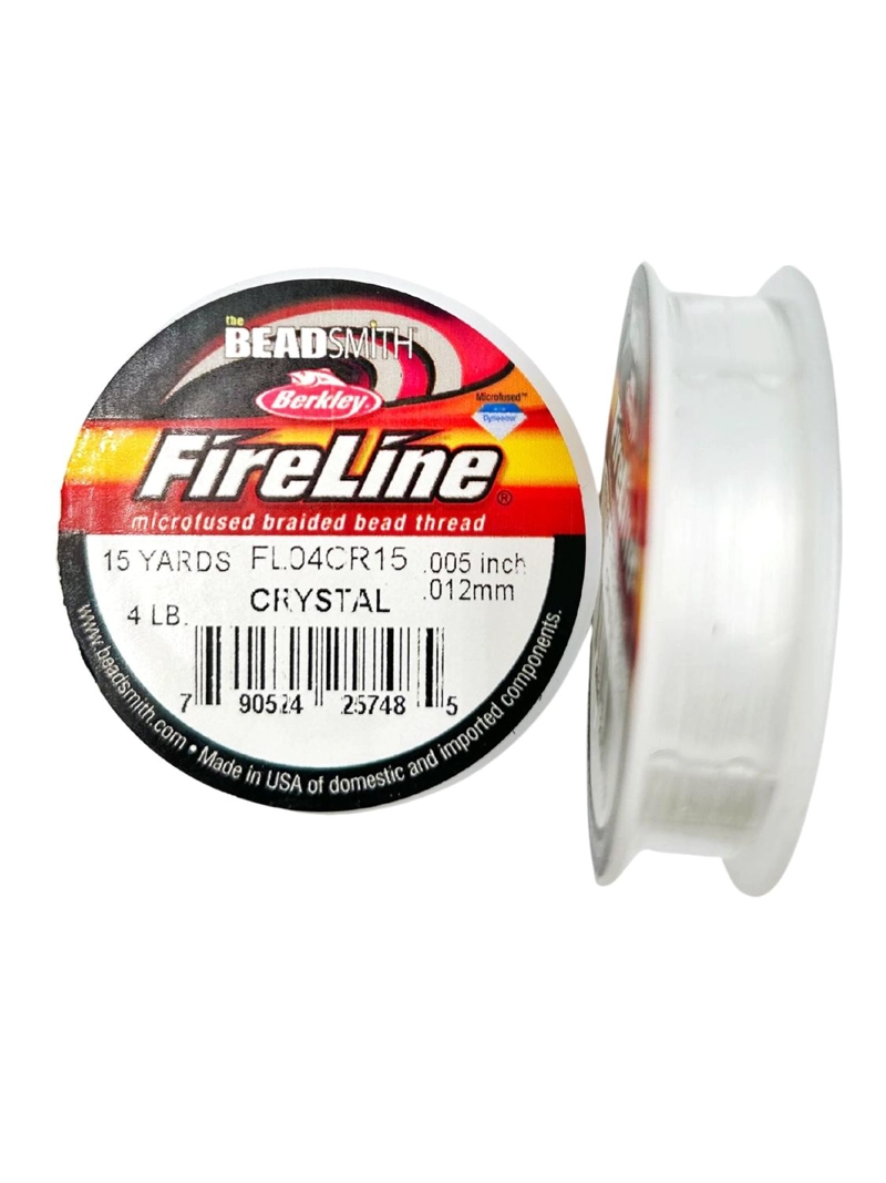 HILO PROFESIONAL PARA MIYUKI FIRELINE 15 YARDAS. TAMAÑO TALLA UNICA CRYSTAL 4LB - 1