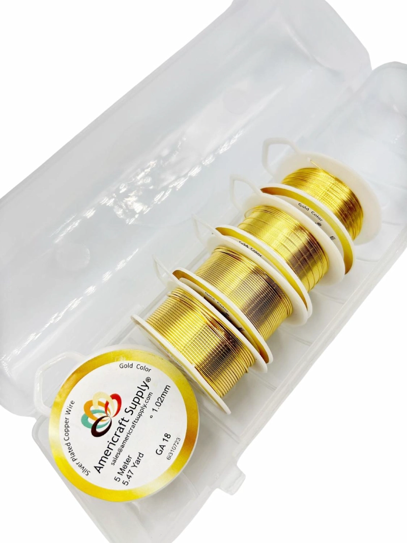 KIT DE ALAMBRES PARA BISUTERIA AMERICRAFT SUPPLY TAMAÑO TALLA UNICA - 1