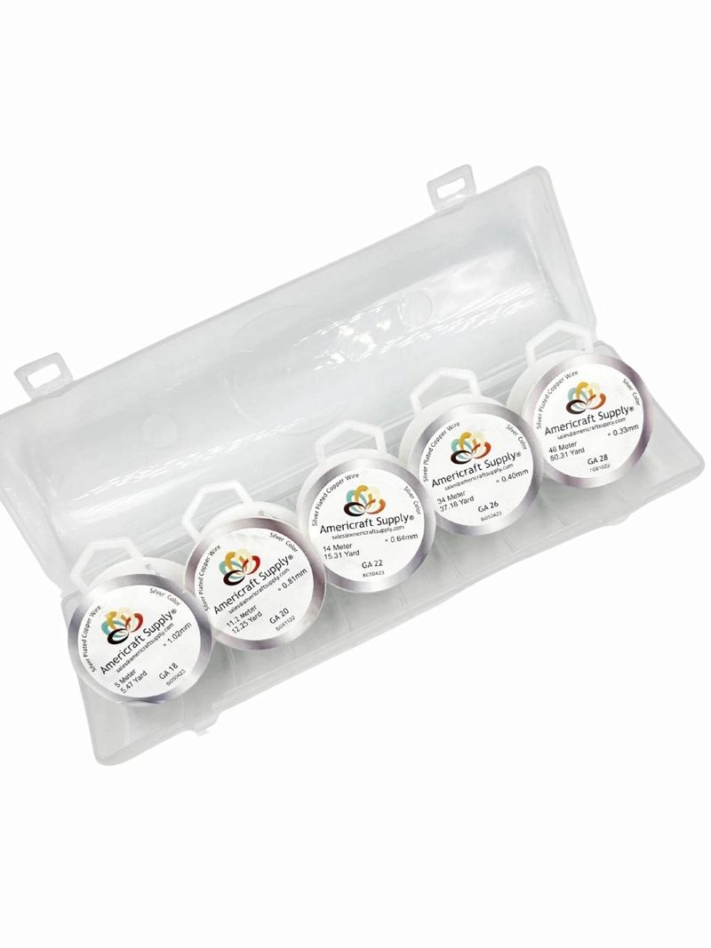 KIT DE ALAMBRES PARA BISUTERIA AMERICRAFT SUPPLY TAMAÑO TALLA UNICA - 2