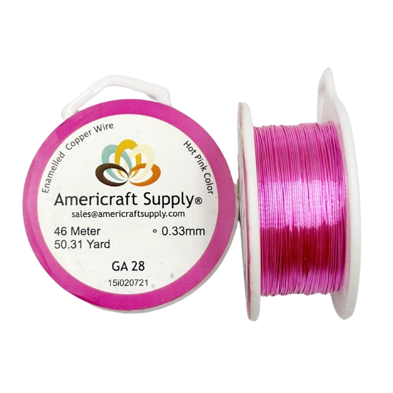 ALAMBRE PARA BISUTERIA AMERICRAFT SUPPLY CALIBRE 28 COLORES TAMAÑO TALLA UNICA - 1