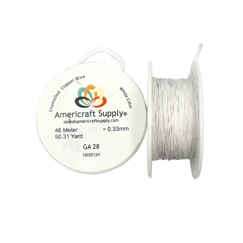 ALAMBRE PARA BISUTERIA AMERICRAFT SUPPLY CALIBRE 28 COLORES TAMAÑO TALLA UNICA - 1