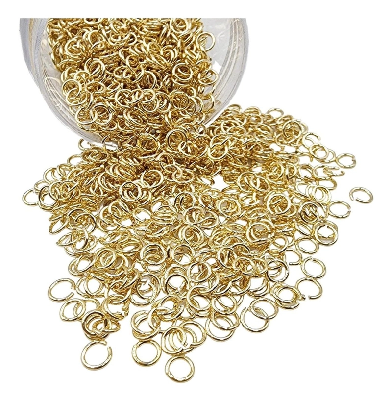 ARGOLLAS PARA BISUTERIA DE BAÑO DE ORO 5GR TAMAÑO TALLA UNICA ARG092 - 1