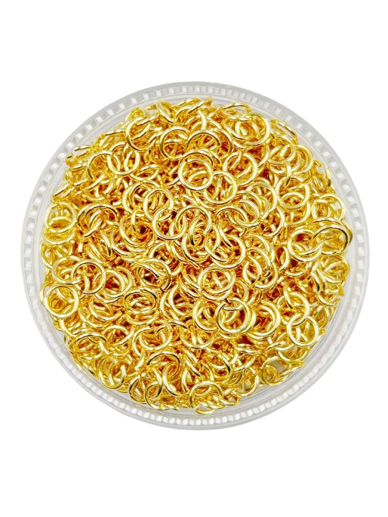 ARGOLLAS PARA BISUTERIA DE BAÑO DE ORO 5GR TAMAÑO TALLA UNICA ARG092 - 2