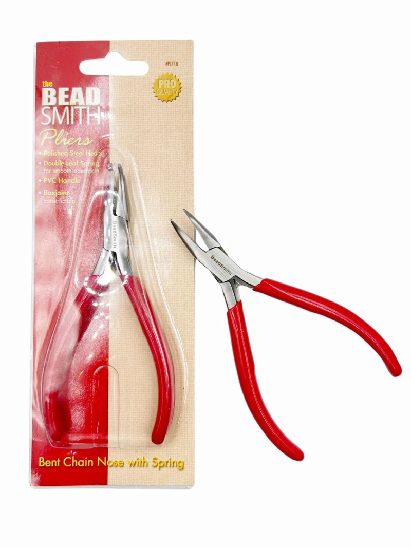 PINZA PARA BISUTERIA PUNTA CURVA BEADSMITH PL718 - 2