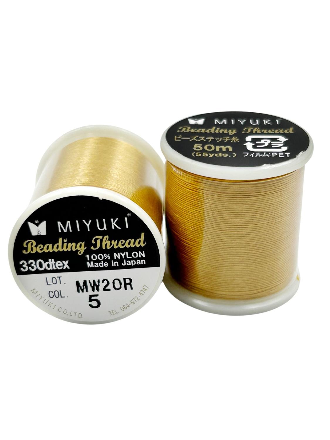 HILO PROFESIONAL PARA MOSTACILLAS CALIBRADAS MIYUKI DORADO NO 5 - 1