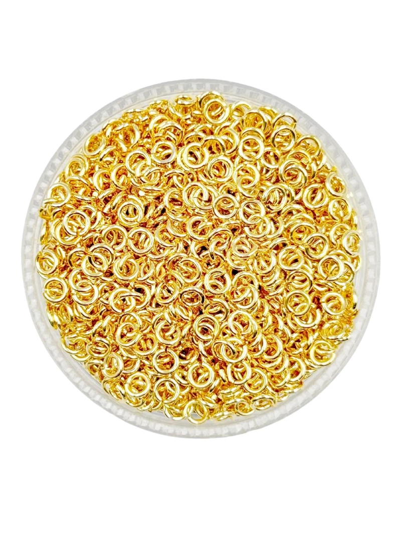 ARGOLLAS PARA BISUTERIA DE BAÑO DE ORO 5GR TAMAÑO TALLA UNICA ARG095 - 1
