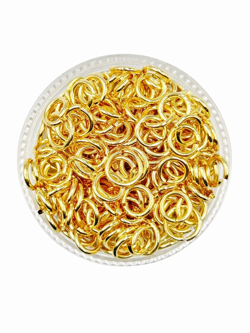 ARGOLLAS PARA BISUTERIA DE BAÑO DE ORO 5GR TAMAÑO TALLA UNICA ARG052H - 1