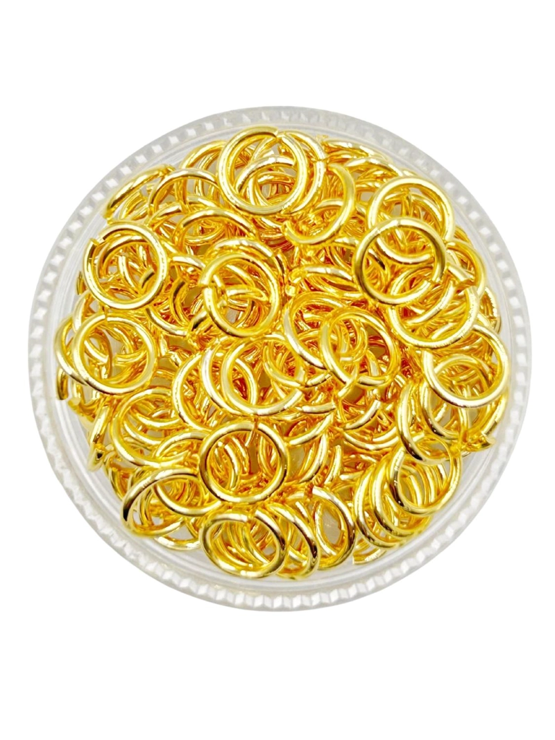 ARGOLLAS PARA BISUTERIA DE BAÑO DE ORO 5GR TAMAÑO TALLA UNICA ARG053H - 1
