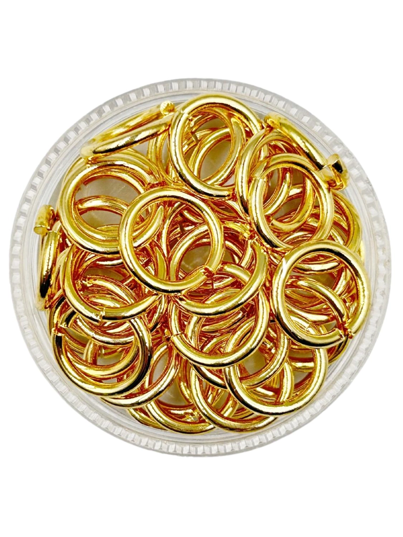 ARGOLLAS PARA BISUTERIA DE BAÑO DE ORO 5GR TAMAÑO TALLA UNICA ARG078 - 1