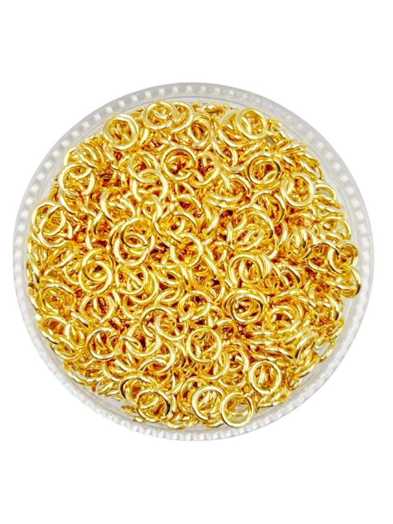 ARGOLLAS PARA BISUTERIA DE BAÑO DE ORO 5GR TAMAÑO TALLA UNICA ARG050 - 1