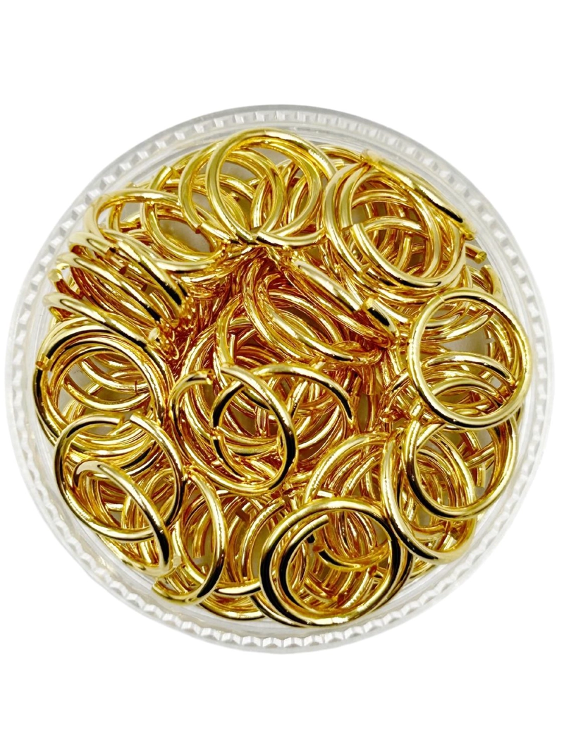 ARGOLLAS PARA BISUTERIA DE BAÑO DE ORO 5GR TAMAÑO TALLA UNICA ARG077 - 1