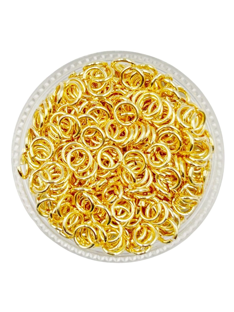 ARGOLLAS PARA BISUTERIA DE BAÑO DE ORO 5GR TAMAÑO TALLA UNICA ARG051 - 1