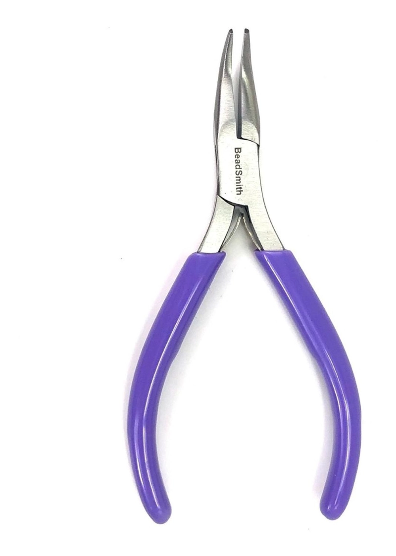 PINZA PARA BISUTERIA PUNTA CURVA SUPER FINA BEADSMITH PL668 - 1
