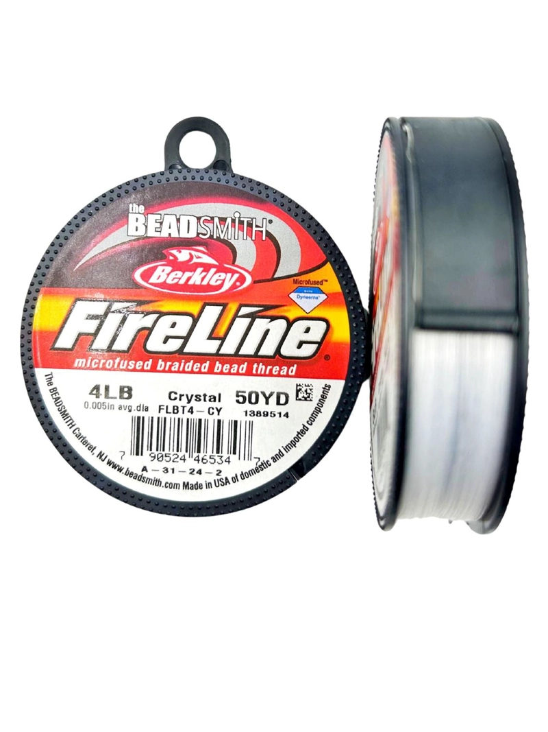 HILO PROFESIONAL PARA MIYUKI FIRELINE DE 50 YARDAS TAMAÑO TALLA UNICA CRYSTAL 4LB - 1