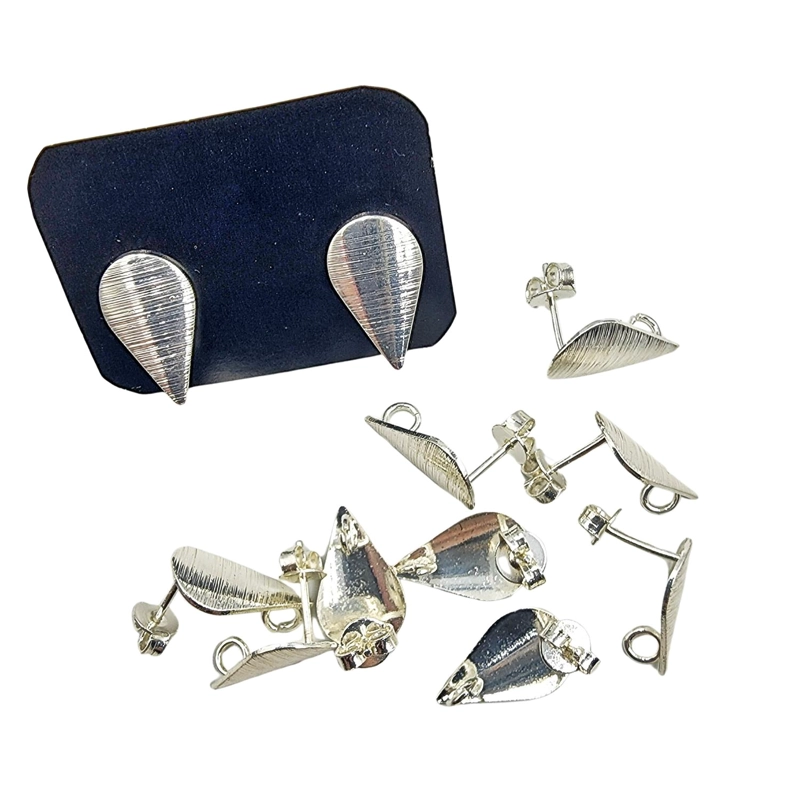 SET DE 6 PARES DE BASES DE AROS CON BAÑO DE ORO MODELOS 2 TAMAÑO TALLA UNICA AC10344P - 1