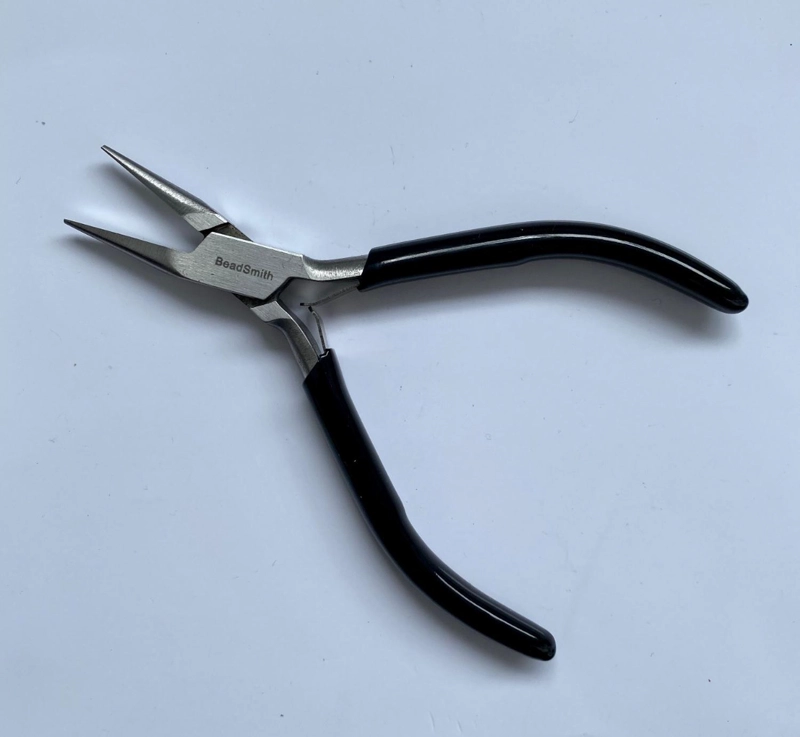 PINZA PARA BISUTERIA PUNTA PLANA SUPER FINA BEADSMITH - 2