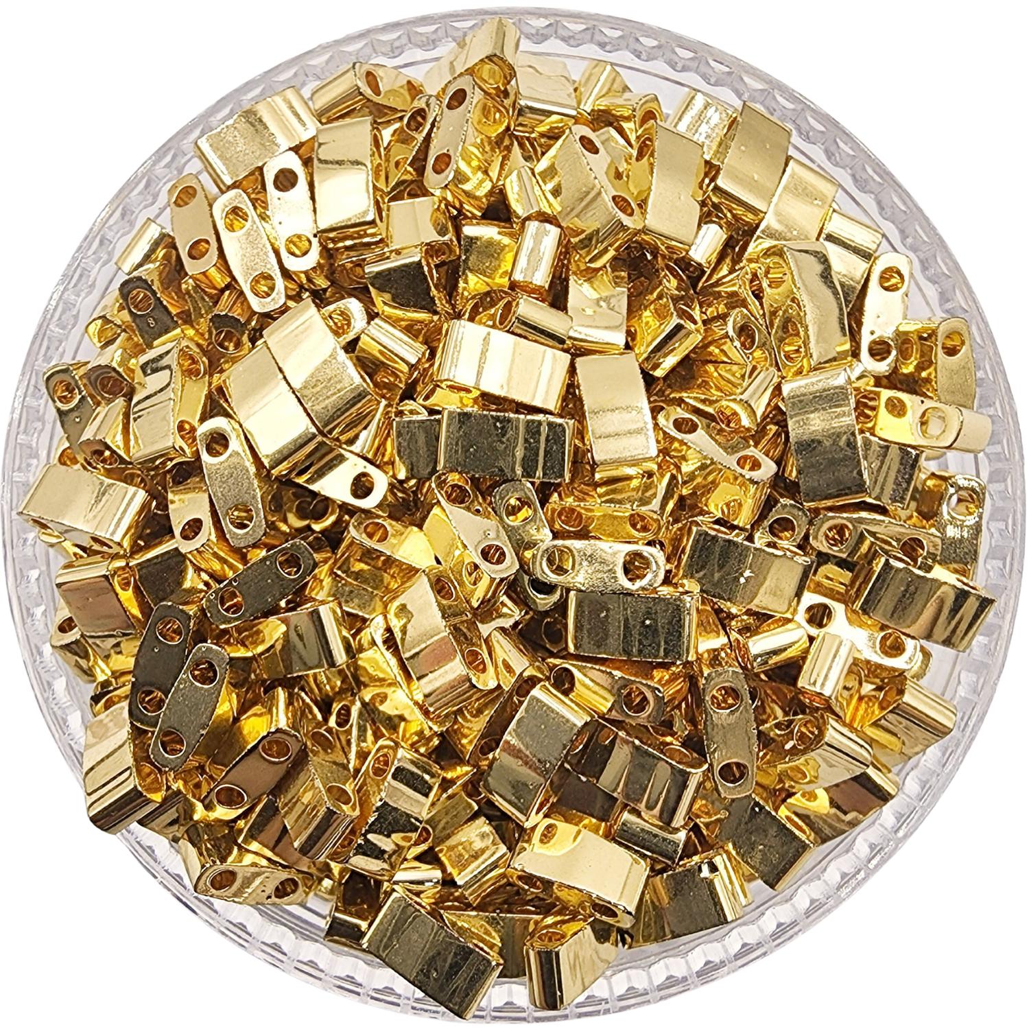 MEDIA DE TILA 2.5MM 24KT GOLD PLATED 3GR - 1