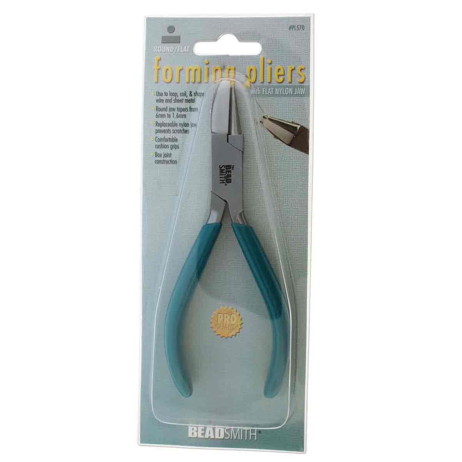 PINZA PARA MOLDEAR REDONDA Y PLANA DE NYLON BEADSMITH - 2