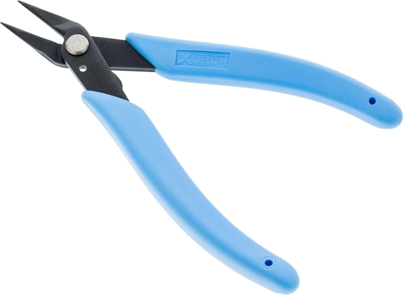 PINZA BISUTERIA REDONDA ELIPTICA ULTRAFINA DE PRECISION XURON PL488 - 5