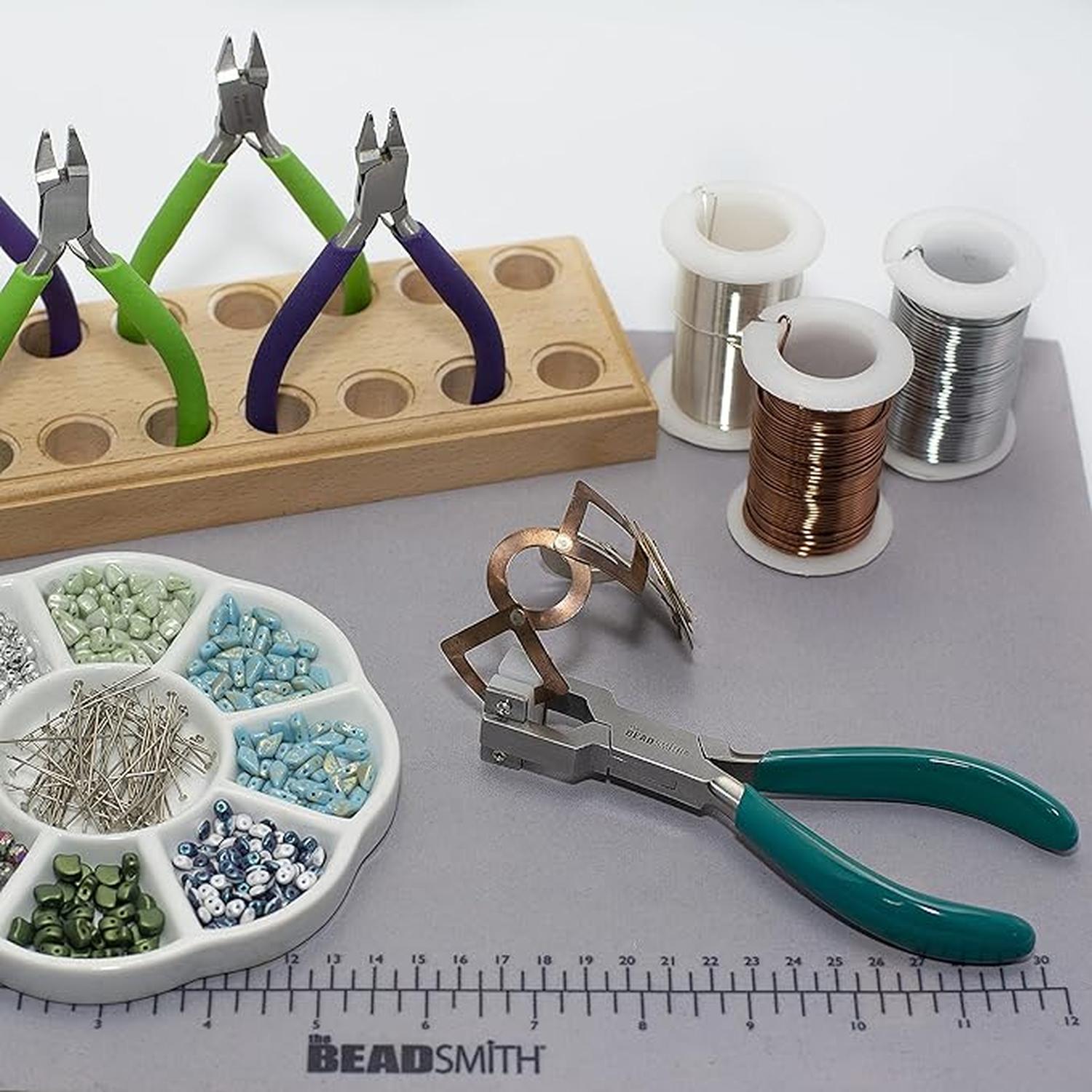 PINZA DE BISUTERIA ESPECIAL PARA DOBLAR PULSERAS DE NYLON PL574 BEADSMITH - 5