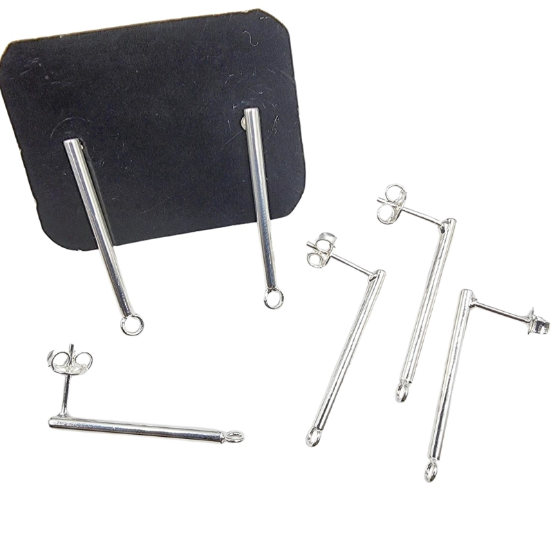 SET DE 6 PARES DE BASES DE AROS CON BAÑO DE ORO MODELOS 4 TAMAÑO TALLA UNICA AC10393P - 1