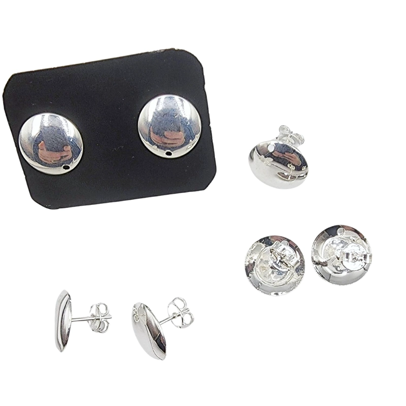 SET DE 6 PARES DE BASES DE AROS CON BAÑO DE ORO MODELOS 4 TAMAÑO TALLA UNICA AC11687-1P - 1