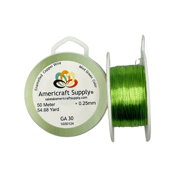 ALAMBRE PARA BISUTERIA AMERICRAFT SUPPLY CALIBRE 30 COLORES TAMAÑO TALLA UNICA - 1