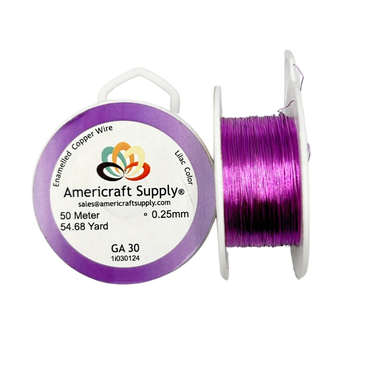 ALAMBRE PARA BISUTERIA AMERICRAFT SUPPLY CALIBRE 30 COLORES TAMAÑO TALLA UNICA - 1