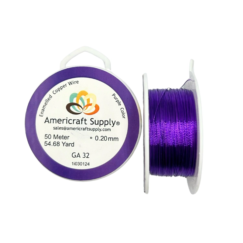 ALAMBRE PARA BISUTERIA AMERICRAFT SUPPLY CALIBRE 32 COLORES TAMAÑO TALLA UNICA - 1