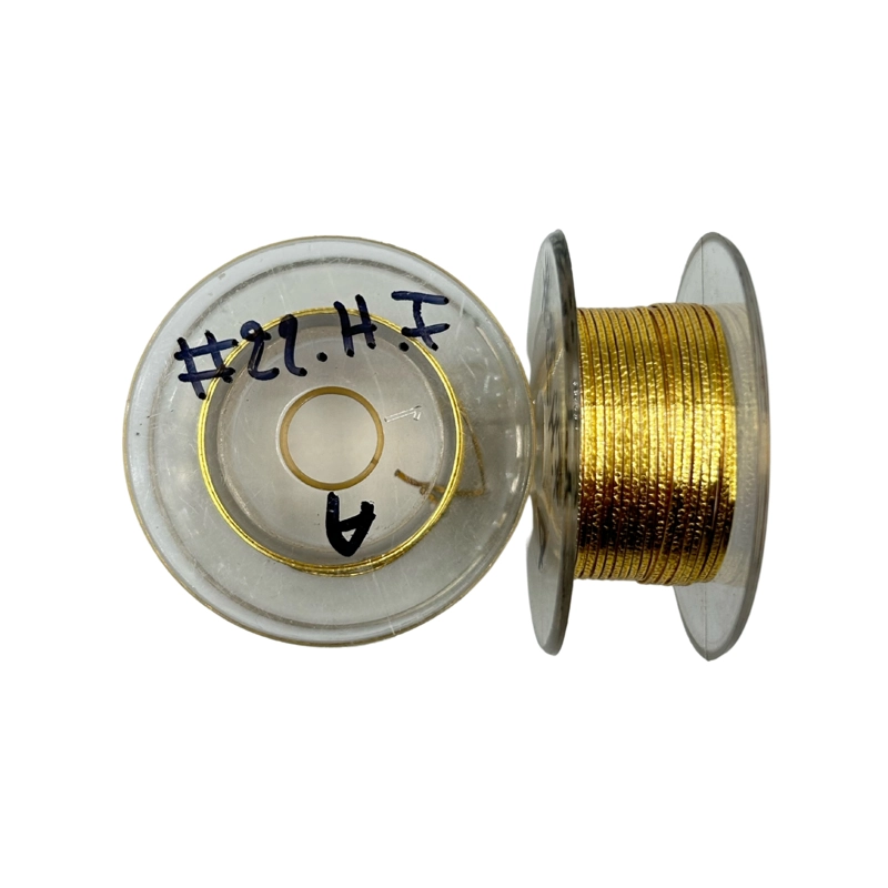 ALAMBRE TEXTURIZADO PARA BISUTERIA CALIBRE 22 TAMAÑO TALLA UNICA - 1