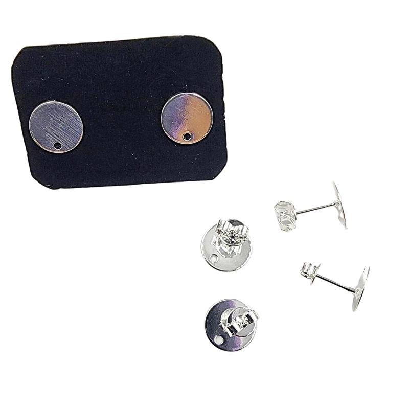 SET DE 6 PARES DE BASES DE AROS CON BAÑO DE ORO MODELOS 1 TAMAÑO TALLA UNICA AC0396P - 1