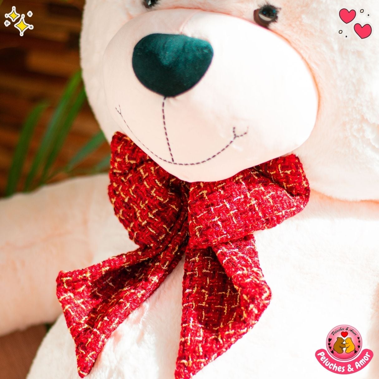 PELUCHE GIGANTE PREMIUM OSO KISS ME 140 CM - 2