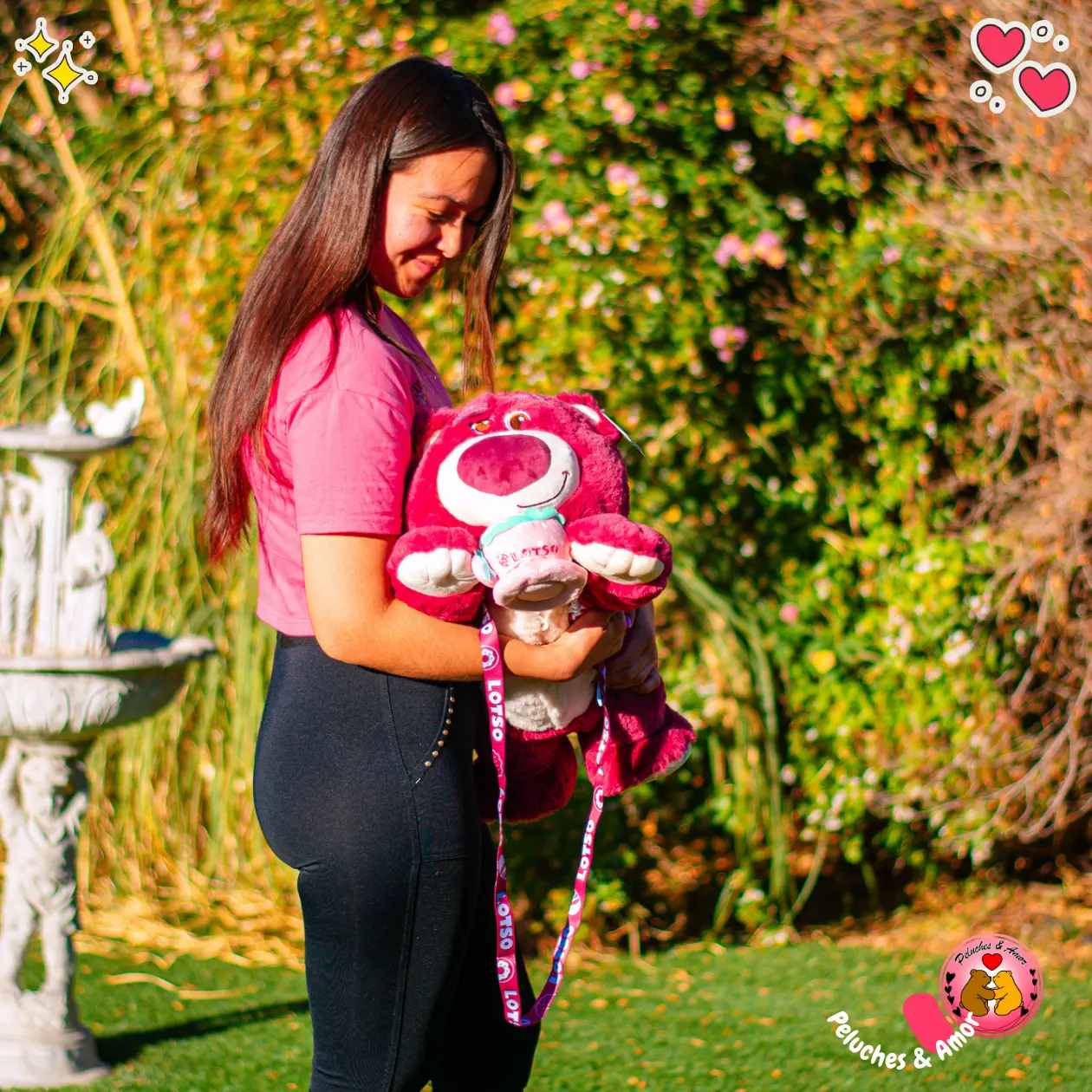 PELUCHE Y BOLSO LOTSO ACOSTADO 50 CM - 1