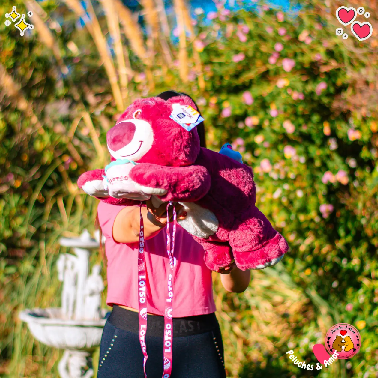 PELUCHE Y BOLSO LOTSO ACOSTADO 50 CM - 3