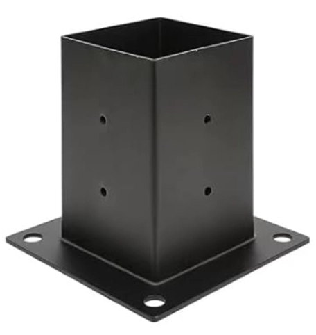 KIT DE PÉRGOLAS Y TERRAZAS PARA PILARES DE MADERA DE  4"x4" DE 6X3 METROS - 4
