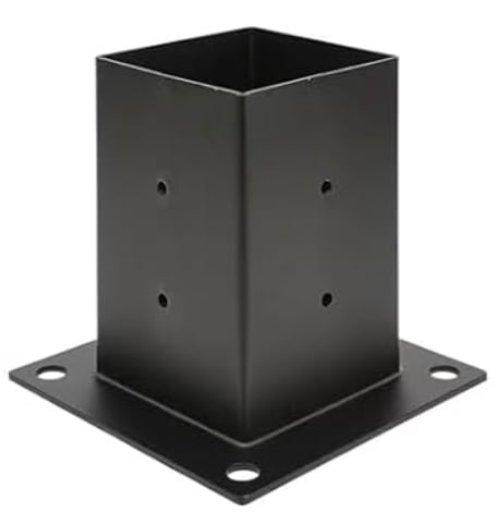 BASE PÉRGOLAS Y TERRAZAS PARA PILARES DE MADERA 4X4 95X95MM BASIKO - 4