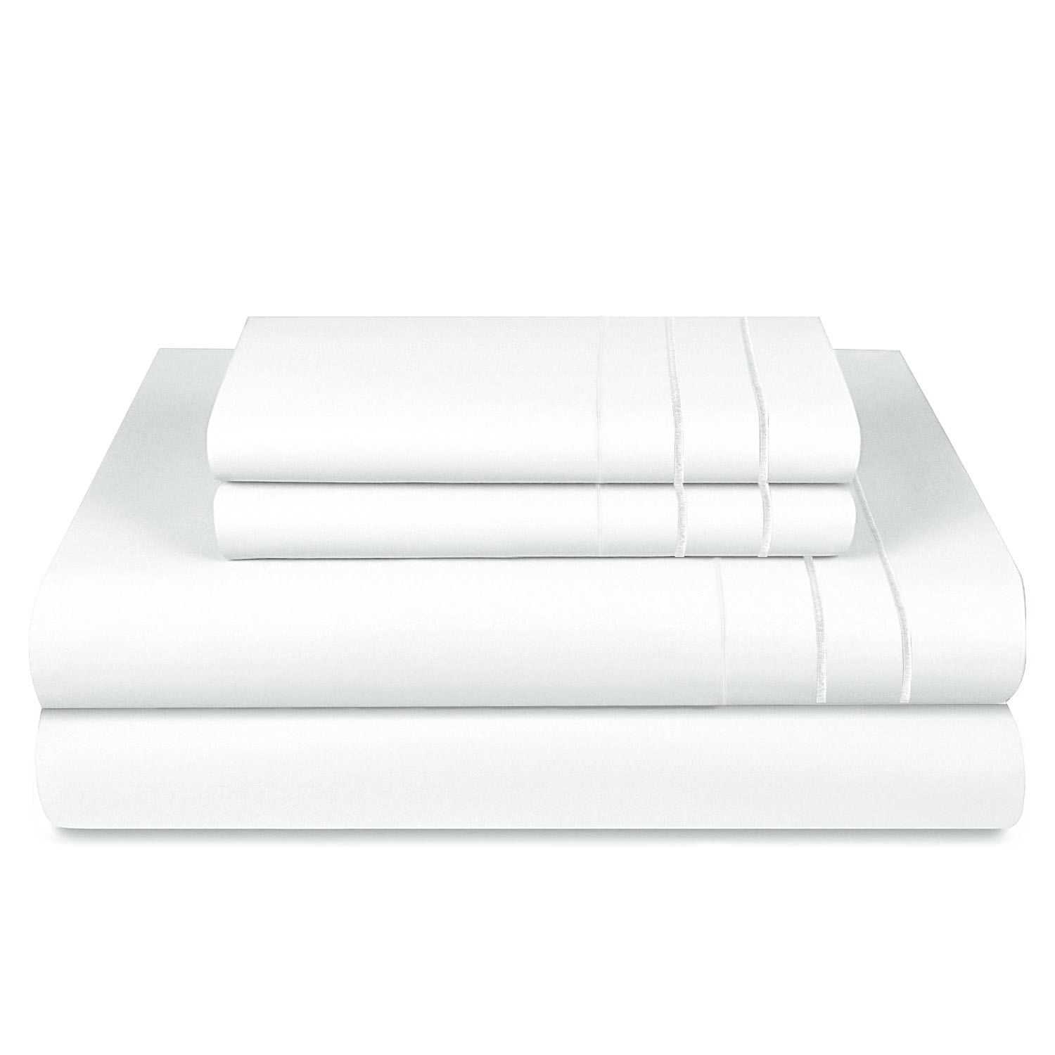 SABANAS DE LUJO 1800 HILOS 1,5 PLAZA - SOFT TOUCH - 3ANGELI Blanco 1.5 Plazas