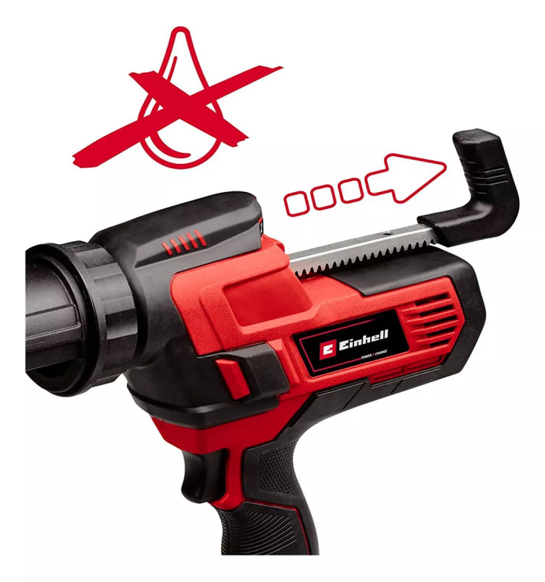 PISTOLA EINHELL CALAFATERA INALAMBRICA 18V TE-SG 18/10 LI - 3