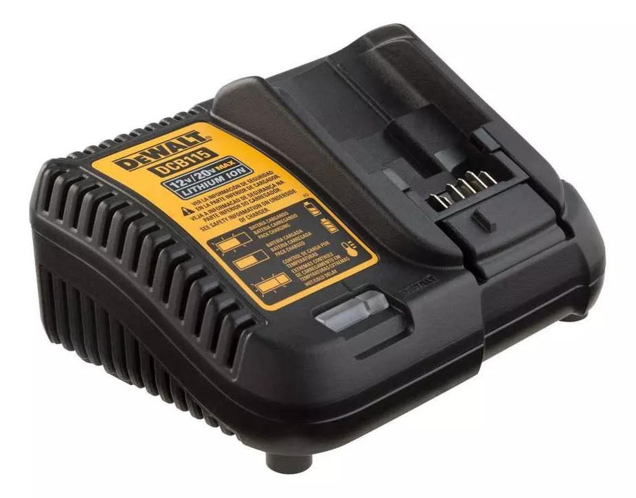 KIT BATERÍAS 2AH + CARGADOR 20V MÁX DEWALT DCB203C2-B2 - 4