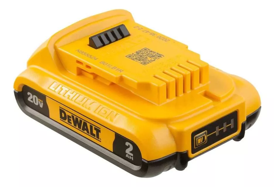 KIT BATERÍAS 2AH + CARGADOR 20V MÁX DEWALT DCB203C2-B2 - 5